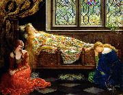 John Maler Collier The sleeping beauty oil